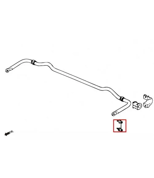 Hardrace 6992 Link Barra Stabilizzatrice Posteriore Honda S2000 - 
