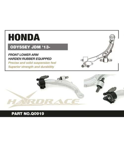 Hardrace Q0919 Front Lower Control Arm Honda Odyssey jdm - 