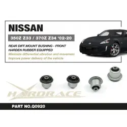 Boccola di montaggio del differenziale posteriore Hardrace Q0920 - anteriore Nissan, Infiniti - 
