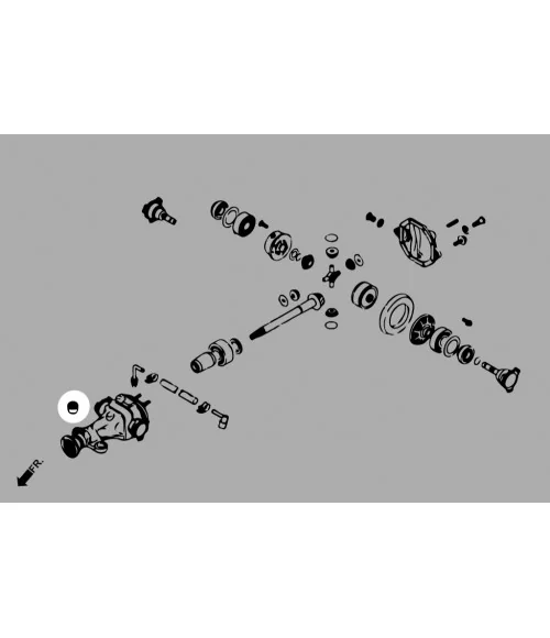 Hardrace Q0920 Rear Diff Mount Bushing - Front Nissan, Infiniti - 
