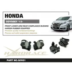 Hardrace Q0921 Front Lower Arm Bushing - Rear Honda Odyssey jdm - 