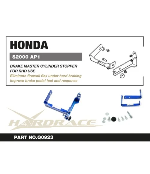 Hardrace Q0923 Brake Master Cylinder Stopper Honda S2000 - 