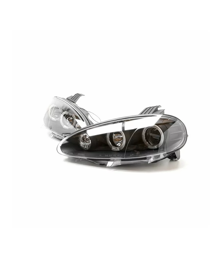 Mazda MX-5 NBFL (01-05) black Navan headlights - 