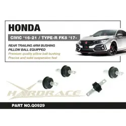 Hardrace Q0929 Rear Trailing Arm Bushing Honda Civic - 