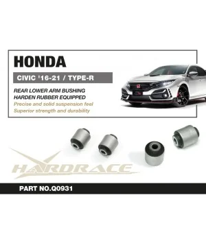 Hardrace Q0931 Rear Lower Arm Bushing Honda Civic - 