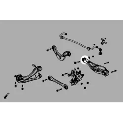 Boccola del braccio inferiore posteriore Hardrace Q0931 Honda Civic - 