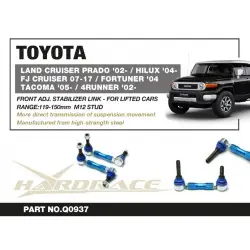 Hardrace Q0937 Front Adjustable Stab. Link Toyota, Lexus - 