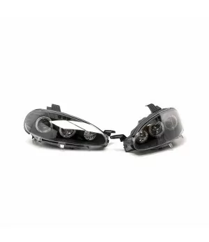 Mazda MX-5 NBFL (01-05) fari anteriori neri Navan - 