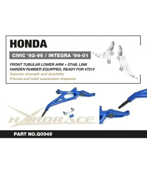 Hardrace Q0949 Front Lower Arm Honda Civic, Integra - 