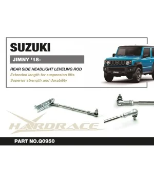 Hardrace Q0950 Rear Side Headlight Leveling Rod & Bracket Suzuki Jimny - 