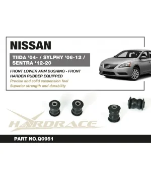 Hardrace Q0951 Front Lower Arm Bushing - Front Nissan - 