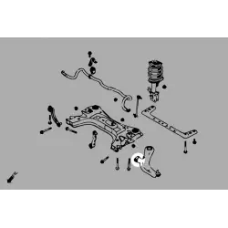 Boccola braccio inferiore anteriore Hardrace Q0951 - anteriore Nissan - 