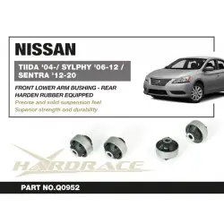 Boccola braccio inferiore anteriore Hardrace Q0952 - Posteriore Nissan - 