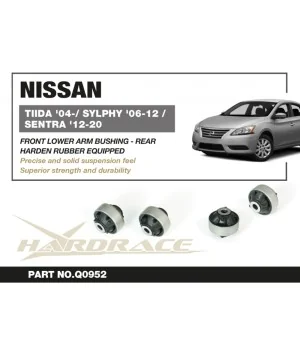 Hardrace Q0952 Front Lower Arm Bushing - Rear Nissan - 