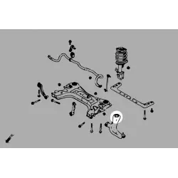 Hardrace Q0952 Front Lower Arm Bushing - Rear Nissan - 