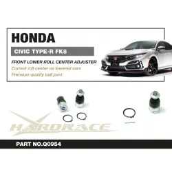 Hardrace Q0954 Front Roll Center Adjuster Honda Civic - 