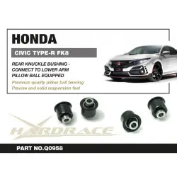 Boccola del fuso a snodo posteriore Hardrace Q0958 - Collegare al braccio inferiore Honda Civic - 