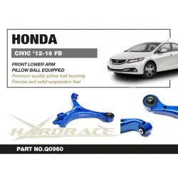 Hardrace Q0960 Braccio inferiore anteriore Honda Civic - 