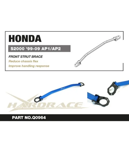 Hardrace Q0964 Front Strut Brace Honda S2000 - 