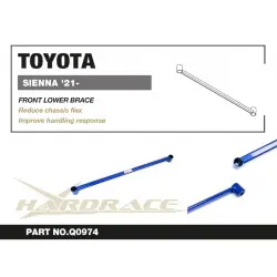 Hardrace Q0974 Rinforzo inferiore anteriore Toyota Sienna - 
