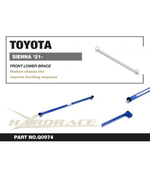 Hardrace Q0974 Front Lower Brace Toyota Sienna - 