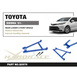 Hardrace Q0976 Rear Lower Brace Toyota Sienna - 