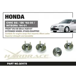Hardrace Q0978 36mm Front Wheel Hub Honda Civic, Integra, Del sol - 