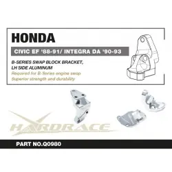 Hardrace Q0980 B-series Swap Supporto Motore - Lato Sinistro Honda Civic, Integra, CRX - 