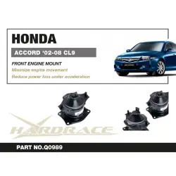Hardrace Q0989 Front Engine Mount Honda Accord - 