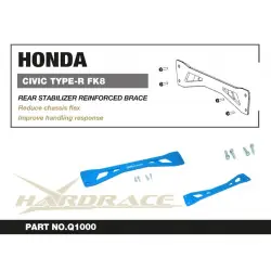 Hardrace Q1000 Rear Subframe Reinforcement Brace Honda Civic - 