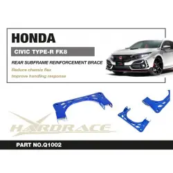 Rinforzo telaio ausiliario anteriore Hardrace Q1002 Honda Civic - 