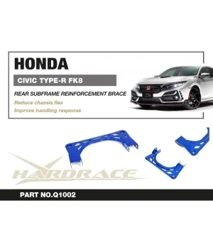 Hardrace Q1002 Front Subframe Reinforcement Brace Honda Civic - 