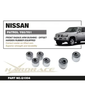 Hardrace Q1004 Front Radius Arm Bushing - Axle Side Nissan Patrol, Toyota Land cruiser - 