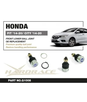 Giunto sferico anteriore inferiore Hardrace Q1008 Honda Fit / jazz, CITY - 