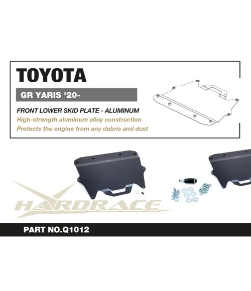 Hardrace Q1012 Front Lower Skid Plate Toyota Yaris / vitz - 