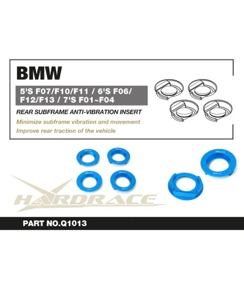 Hardrace Q1013 Rear Subframe Anti-vibration Insert Bmw 5 Series, 6 Series, 7 Series - 