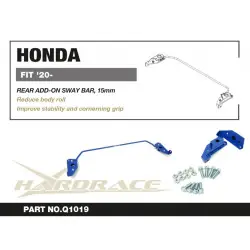 Hardrace Q1019 Rear Add-on Sway Bar Honda Fit / jazz - 