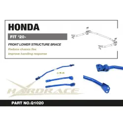 Hardrace Q1020 Front Lower Structure Brace Honda Fit / jazz - 
