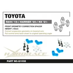 Hardrace Q1032 Front Geometry Correction Spacer Toyota RAV4, Harrier, Lexus NX - 