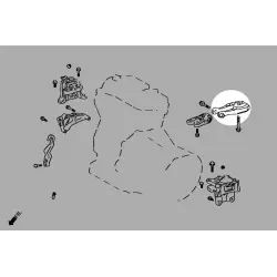 Hardrace Q1035 Rear Engine Mount Toyota Yaris / vitz - 