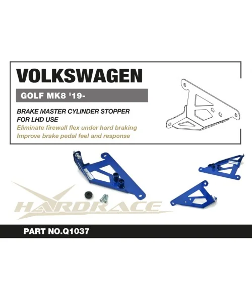 Hardrace Q1037 Brake Master Cylinder Stopper Volkswagen GOLF - 