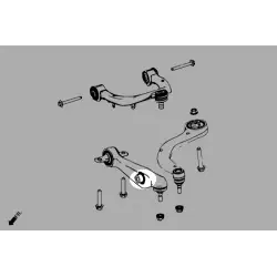 Hardrace Q1047 Front Lower Front Arm Bushing - Shock Tesla Model 3, Model y - 