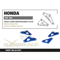 Hardrace Q1057 Front Lower Reinforcement Plate Honda Fit / jazz - 