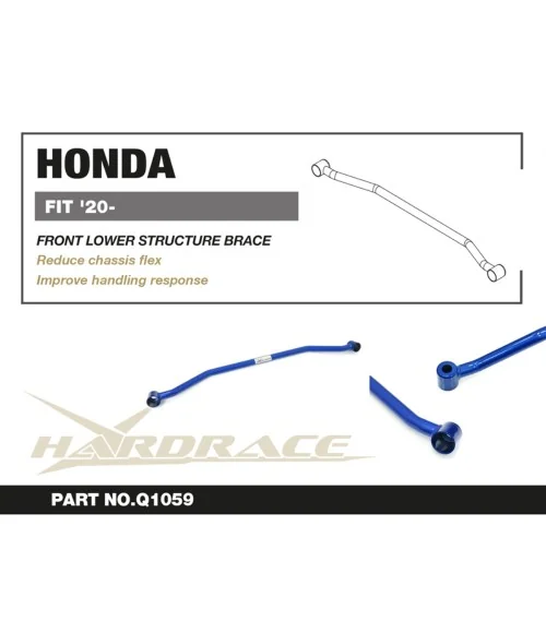Hardrace Q1059 Front Lower Brace Honda Fit / jazz - 