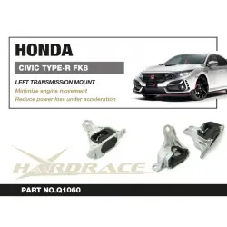 Hardrace Q1060 Left Side Transmission Mount Honda Civic - 