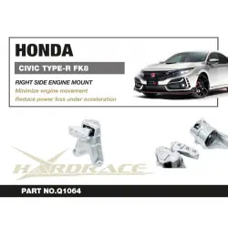 Hardrace Q1064 Right Side Engine Mount Honda Civic - 