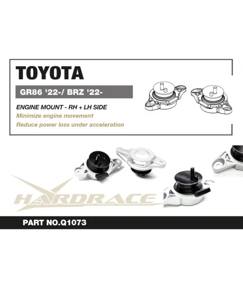 Hardrace Q1073 Supporto motore lato destro + sinistro Subaru BRZ, WRX, Toyota 86 - 