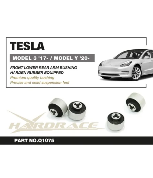Hardrace Q1075 Front Lower Rear Arm Bushing Tesla Model 3, Model y - 