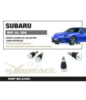 Hardrace Q1091 Front Roll Center Adjuster Subaru BRZ - 
