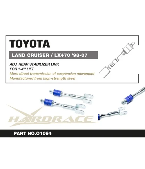 Hardrace Q1094 Rear Adj. Stabilizer Link Toyota Land cruiser, Lexus LX - 
